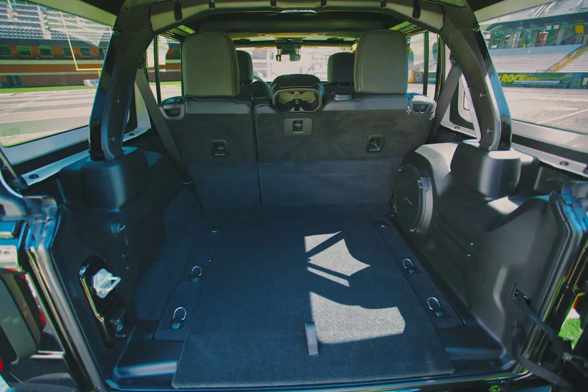 Jeep back interior